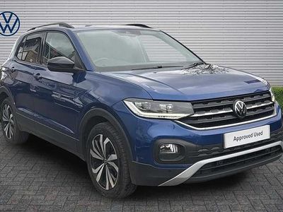 Used VW T-Cross Black Edition 110 HP (80 kW) 2022 Blue SUV