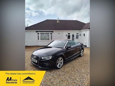 Used Audi A3 Cabriolet S-Line 2016 Black Cabriolet