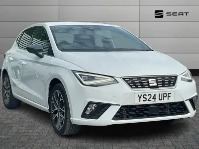 Used Seat Ibiza XCELLENCE 113 HP (83 kW) 2024 White Hatchback