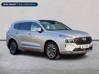Silver Used 2021 Hyundai Santa Fe Ultimate SUV | £29,495 (Expensive)