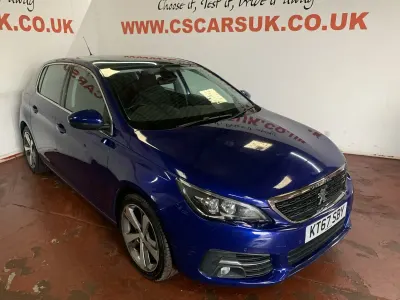 Used Peugeot 308 Allure 130 HP (95 kW) 2018 Blue Hatchback