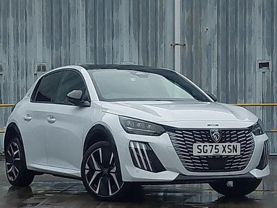 Special metallic okenite white New 2025 Peugeot e-208 GTi Hatchback | £18,998 (Fair price)