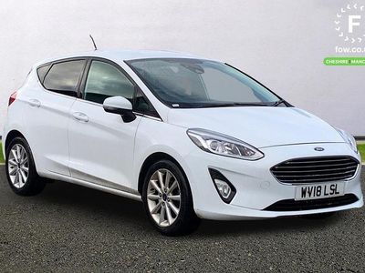 Used Ford Fiesta Titanium 2018 White Hatchback