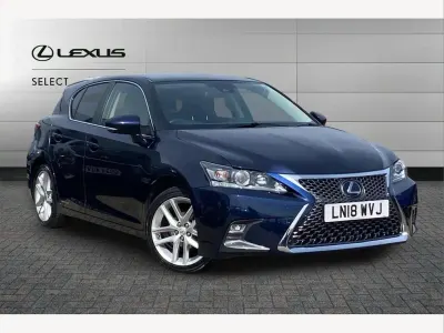 Used Lexus CT200h Luxury Line 136 HP (100 kW) 2018 Deep blue Hatchback