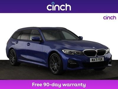 Blue Used 2021 BMW 330e M Sport Estate | £18,649 (Fair price)