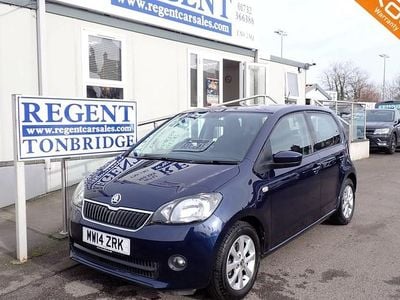 Used Skoda Citigo Elegance 75 HP (55 kW) 2014 Blue Hatchback
