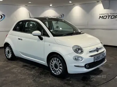 Used Fiat 500 Lounge 69 HP (50 kW) 2015 White Hatchback