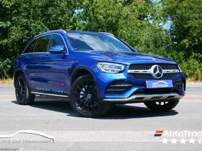 Used Mercedes GLC300e AMG line 333 HP (244 kW) 2022 Blue SUV