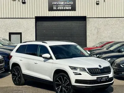 Used Skoda Kodiaq SE L 150 HP (110 kW) 2018 White SUV