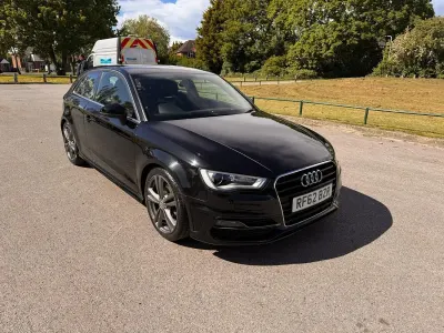 Used Audi A3 S-Line 110 HP (80 kW) 2013 Black Hatchback