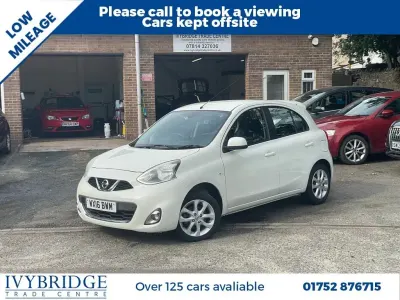Used Nissan Micra Acenta 80 HP (58 kW) 2016 White Hatchback
