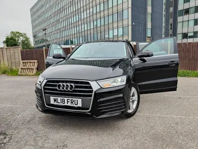 Used Audi Q3 S-Line 150 HP (110 kW) 2018 Black SUV