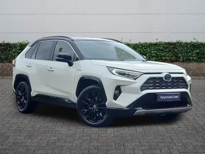 Used Toyota RAV4 Hybrid 2021 White SUV