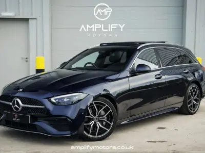 Used Mercedes C220 AMG Line Premium Plus 2022 Blue Estate