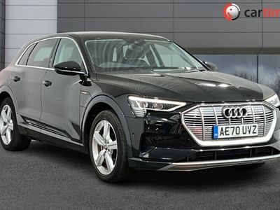 used Audi e-tron QUATTRO TECHNIK 5d 309 BHP Adaptive Air Suspension, Rear Parking Camera, Heated Seats, Dual Touchscreens, Android Auto / Apple CarPlay Mythos Black, 20-Inch Alloy Wheels