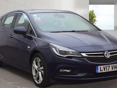 Used Vauxhall Astra SRi 110 HP (80 kW) 2017 Blue Hatchback