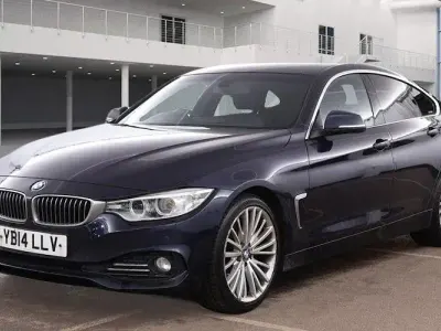 Used BMW 420 Luxury Line 184 HP (135 kW) 2014 Blue Coupe