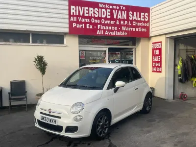 Used Fiat 500 S 69 HP (50 kW) 2013 White Hatchback