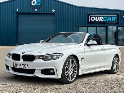 Used BMW 430 Cabriolet M Sport 252 HP (185 kW) 2018 White Cabriolet