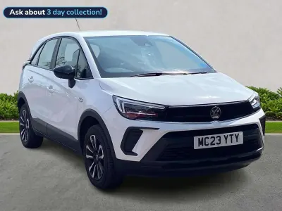 Used Vauxhall Crossland Design Edition 110 HP (80 kW) 2023 White SUV
