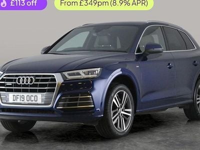 Used Audi Q5 S-Line 190 HP (139 kW) 2019 Blue SUV