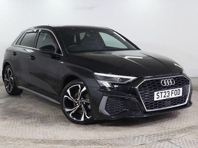 Used Audi A3 Sportback S-Line 110 HP (80 kW) 2023 Black Hatchback