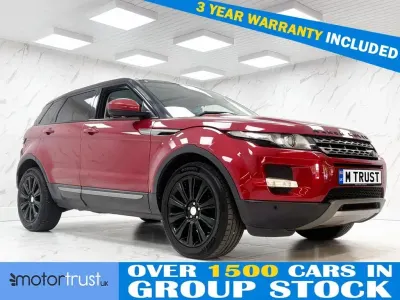 Used Land Rover Range Rover evoque Pure 190 HP (139 kW) 2014 Red SUV