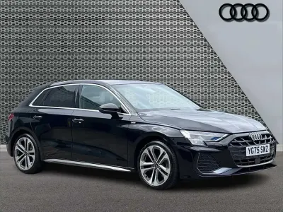 Used Audi A3 S-Line 147 HP (108 kW) 2025 Black Hatchback