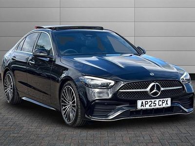 Used Mercedes C200 AMG Line Premium Plus 204 HP (150 kW) 2025 Obsidian black Sedan