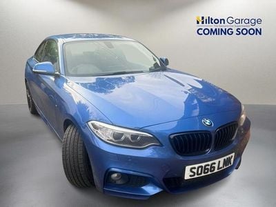 Blue Used 2016 BMW 218 M Sport Coupe | £10,350 (Fair price)