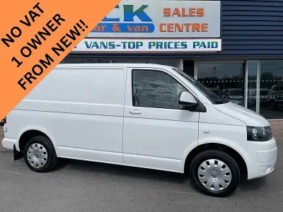 Used VW T5 Trendline 102 HP (75 kW) 2014 White Van