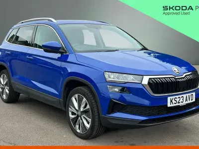 Używany Skoda Karoq SE L 110 KM (80 kW) 2023 Niebieski SUV