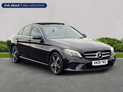 Black Used 2019 Mercedes C220 Premium Plus Sedan | £18,444 (Fair price)