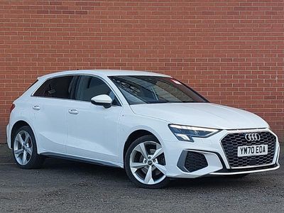 Used Audi A3 e-tron S-Line 204 HP (150 kW) 2021 White Hatchback