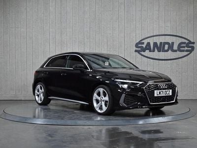 Used Audi A3 Sportback S-Line 110 HP (80 kW) 2021 Black Hatchback