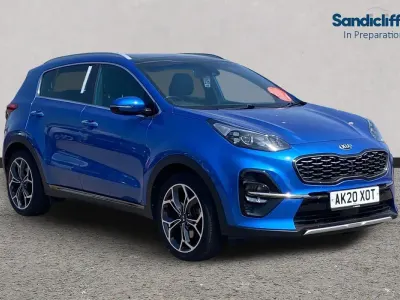 Used Kia Sportage GT-Line S 136 HP (100 kW) 2020 Blue SUV