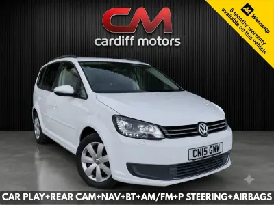 Used VW Touran SE 140 HP (102 kW) 2015 White MPV