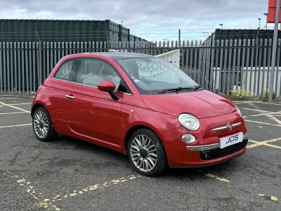 Used Fiat 500 Lounge 69 HP (50 kW) 2015 Red Hatchback
