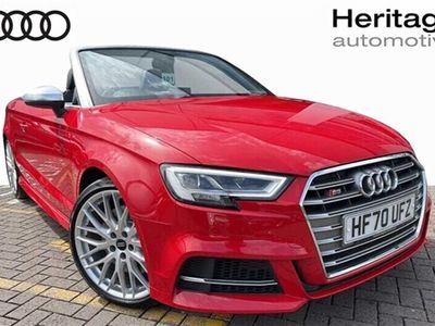 used Audi A3 Cabriolet (2020/70)S3 TFSI 300PS Quattro S Tronic auto 2d