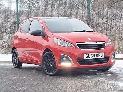 Red Used 2018 Peugeot 108 Allure Hatchback | £6,498 (Fair price)