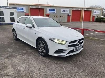 Used Mercedes A250 AMG line 218 HP (160 kW) 2020 White Hatchback