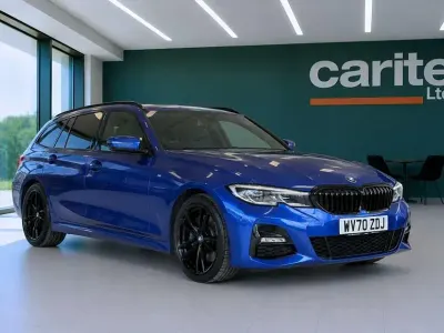Used BMW 320 M Sport 187 HP (137 kW) 2021 Blue Estate