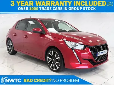 Used Peugeot 208 Allure 100 HP (73 kW) 2020 Red Hatchback
