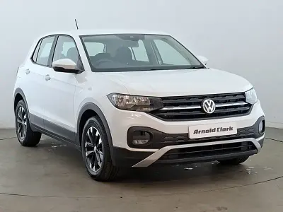 Used VW T-Cross S 95 HP (69 kW) 2019 White SUV