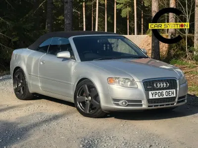 Used Audi A4 Cabriolet S-Line 163 HP (119 kW) 2006 Silver Cabriolet