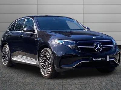Used Mercedes EQC400 AMG Line Premium 300 kW (408 HP) 2022 Obsidian black SUV