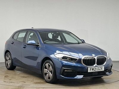 Used BMW 118 Comfort Edition 150 HP (110 kW) 2021 Blue Hatchback
