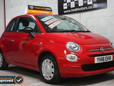 Used Fiat 500 Pop 69 HP (50 kW) 2018 Red Hatchback