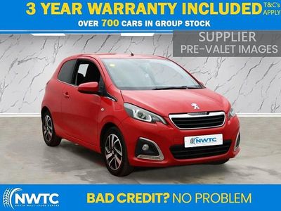Used Peugeot 108 Allure 82 HP (60 kW) 2016 Red Hatchback