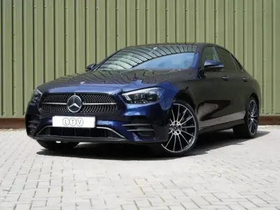 Used Mercedes E400 AMG line 2021 Blue Sedan